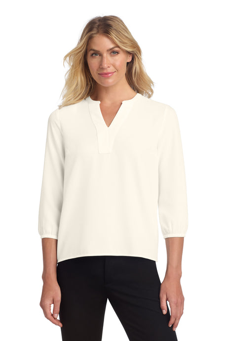 Mercer+Mettle Women's   Stretch Crepe 3/4-Sleeve Blouse MM2011