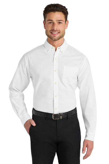 Port Authority Men's     Untucked Fit SuperPro    Oxford  S651