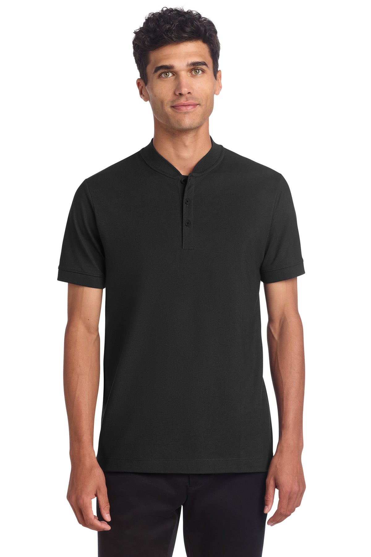 Mercer+Mettle Men's   Stretch Pique Henley MM1008