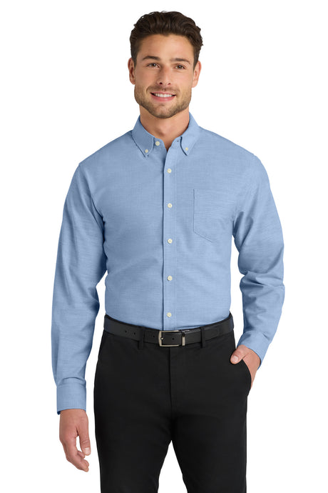 Port Authority Men's     Untucked Fit SuperPro    Oxford  S651