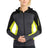 Sport-Tek Women's   Tech Fleece Colorblock Full-Zip Hooded Jacket