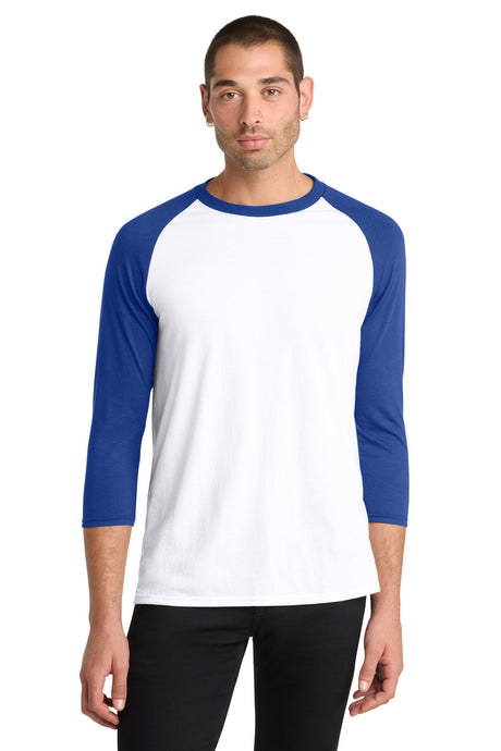 District Men's    Perfect Tri   3/4-Sleeve Raglan