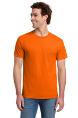 JERZEES Men's Dri-Power 50/50 Cotton/Poly Pocket T-Shirt 29MP