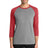 District Men's    Perfect Tri   3/4-Sleeve Raglan