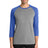 District Men's    Perfect Tri   3/4-Sleeve Raglan