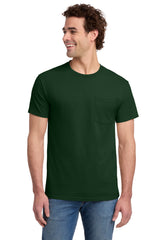 JERZEES Men's Dri-Power 50/50 Cotton/Poly Pocket T-Shirt 29MP