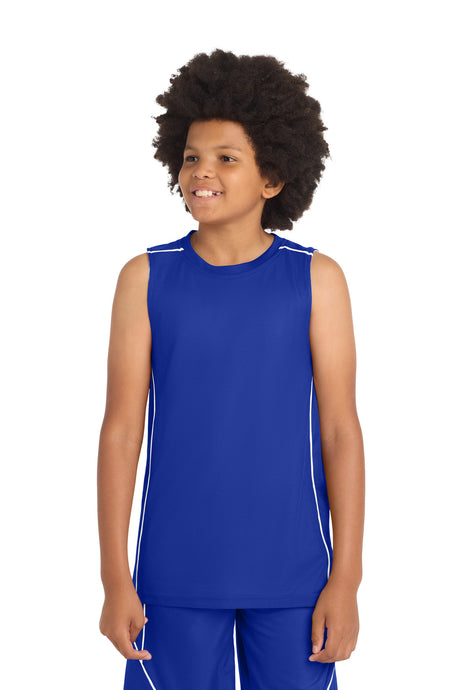 Sport-Tek Youth   PosiCharge   Mesh Reversible Sleeveless Tee