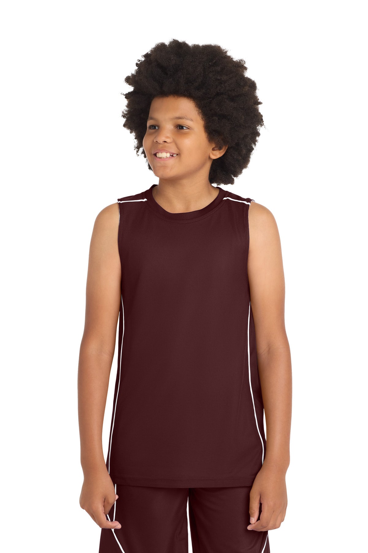Sport-Tek Youth   PosiCharge   Mesh Reversible Sleeveless Tee