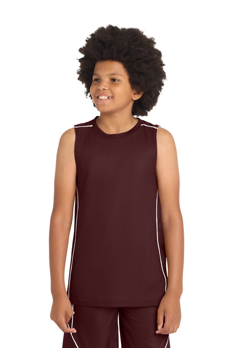 Sport-Tek Youth   PosiCharge   Mesh Reversible Sleeveless Tee