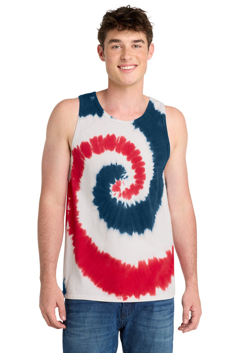 Port & Co Men's   Tie-Dye Tank Top