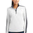 Sport-Tek Women's   Sport-Wick   Textured Colorblock 1/4-Zip Pullover