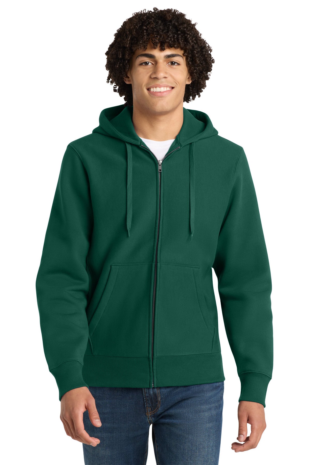 Sport-Tek Men's   Super Heavyweight Full-Zip Hooded Sweatshirt