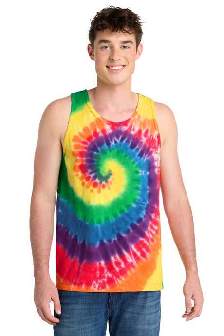 Port & Co Men's   Tie-Dye Tank Top