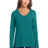 District Women's   Perfect Tri   Long Sleeve V-Neck Tee DT135