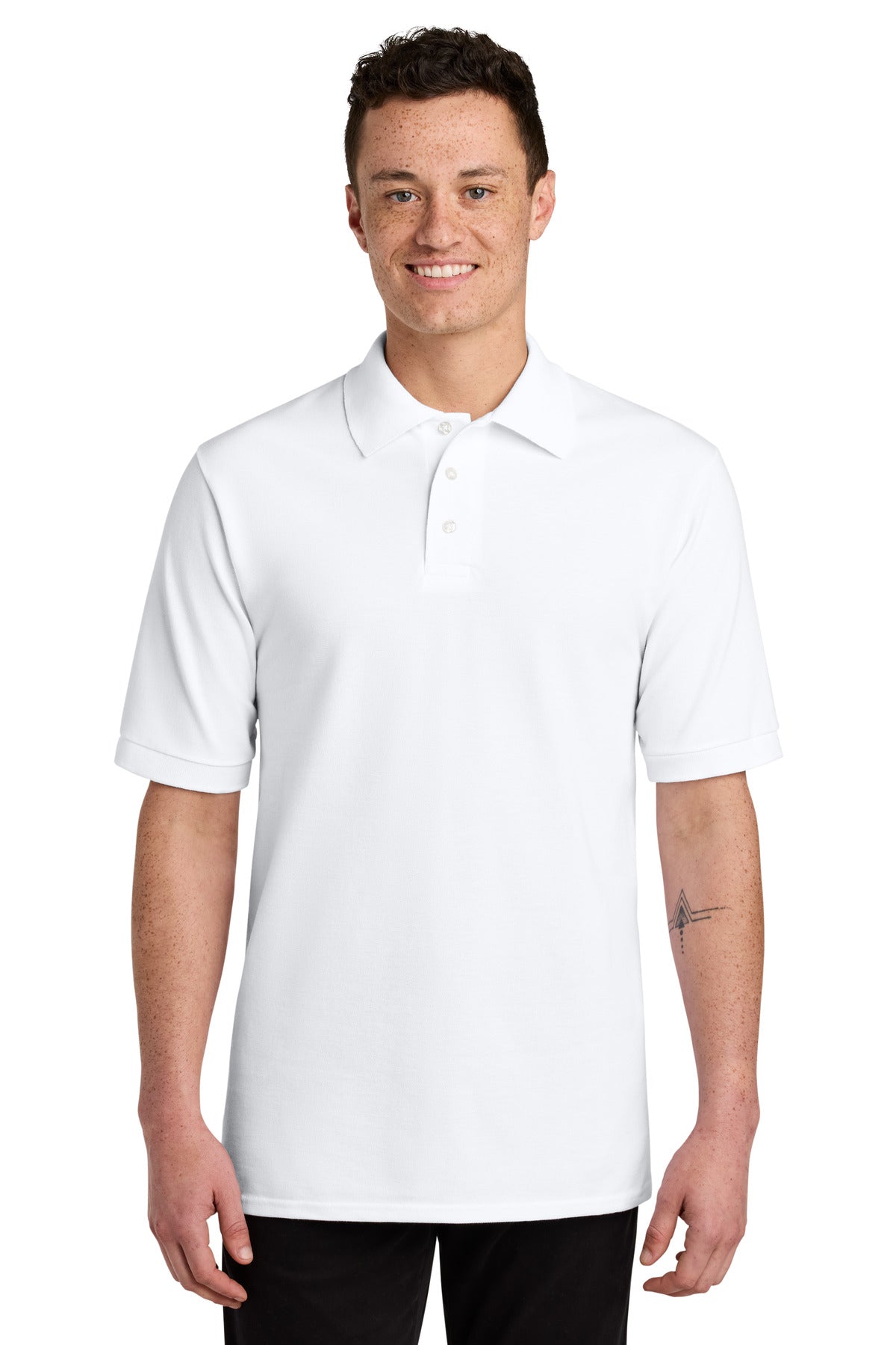 JERZEES Men's 100% Ringspun Cotton Piqué Polo 443M