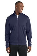 Sport-Tek Men's    Tricot Sleeve Stripe Track Jacket