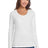District Women's   Perfect Tri   Long Sleeve V-Neck Tee DT135