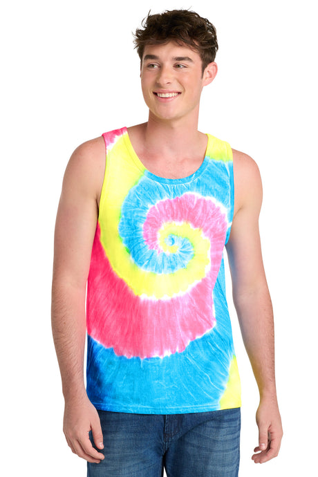 Port & Co Men's   Tie-Dye Tank Top