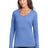District Women's   Perfect Tri   Long Sleeve V-Neck Tee DT135