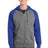 Sport-Tek Men's   Raglan Colorblock Full-Zip Hooded Fleece Jacket