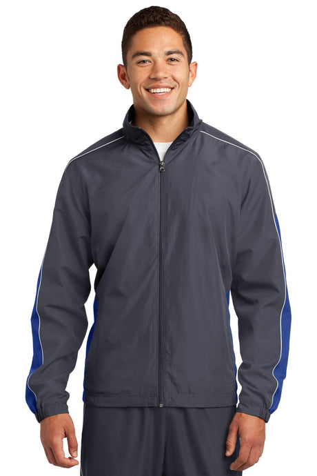 Sport-Tek Men's   Piped Colorblock Wind Jacket