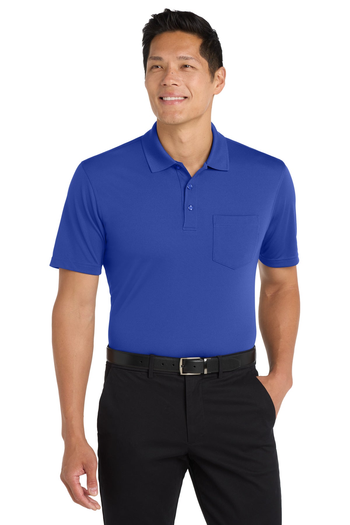 Port Authority Men's   Dry Zone   UV Micro-Mesh Pocket Polo