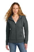 District Women's    Perfect Weight    Fleece Drop Shoulder Full-Zip Hoodie DT1104