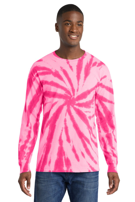 Port & Co Men's   Tie-Dye Long Sleeve Tee