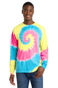 Port & Co Men's   Tie-Dye Long Sleeve Tee
