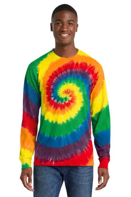 Port & Co Men's   Tie-Dye Long Sleeve Tee
