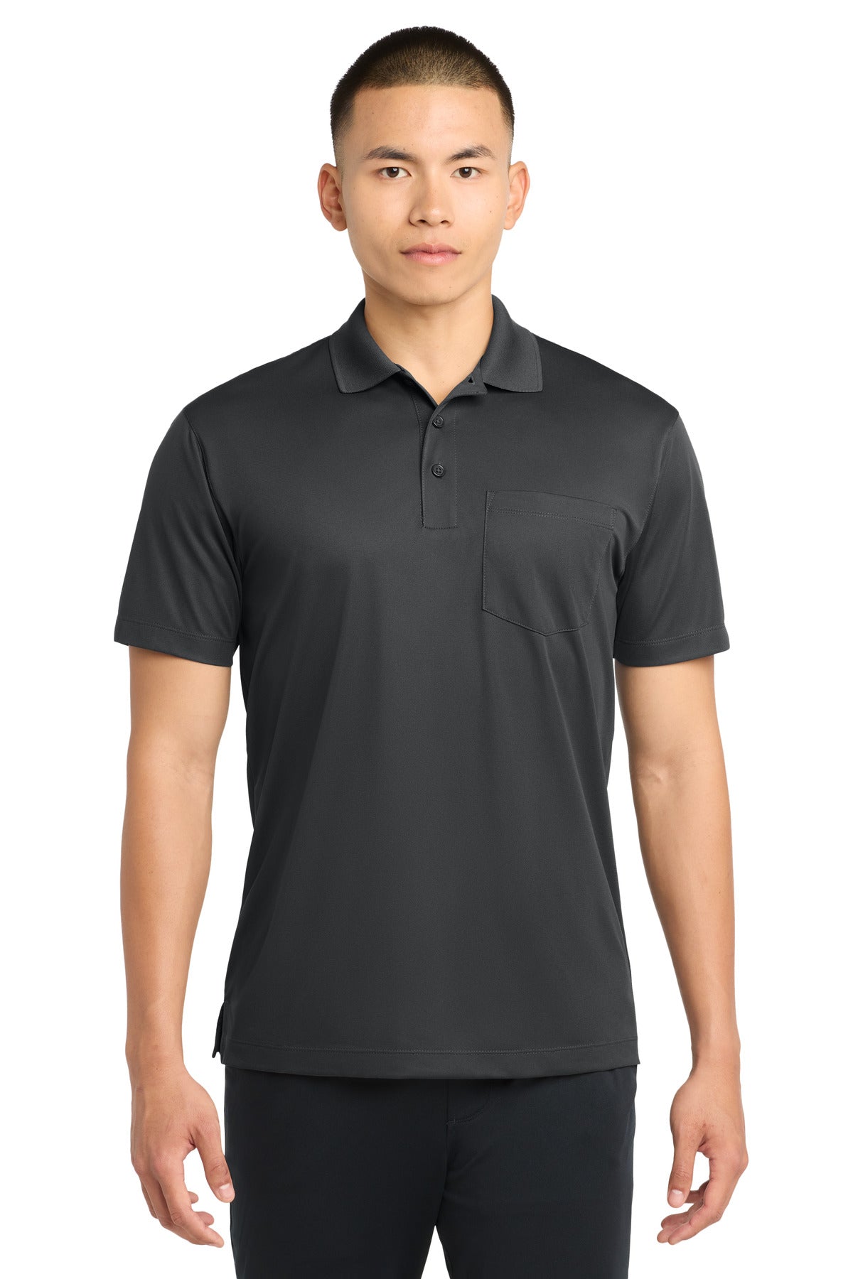 Sport-Tek Men's   Micropique Sport-Wick   Pocket Polo