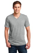 Anvil Men's   100% Combed Ring Spun Cotton V-Neck T-Shirt