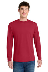 Port & Co Men's   Long Sleeve Performance Blend Tee