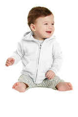 Port & Co Youth   Infant Core Fleece Full-Zip Hooded Sweatshirt