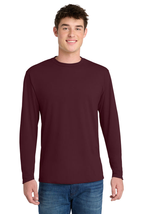 Port & Co Men's   Long Sleeve Performance Blend Tee
