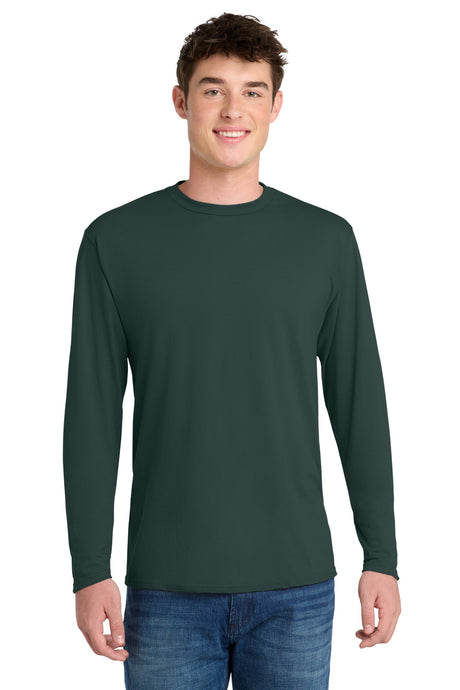 Port & Co Men's   Long Sleeve Performance Blend Tee
