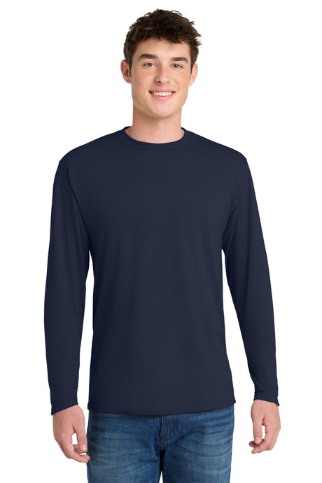 Port & Co Men's   Long Sleeve Performance Blend Tee