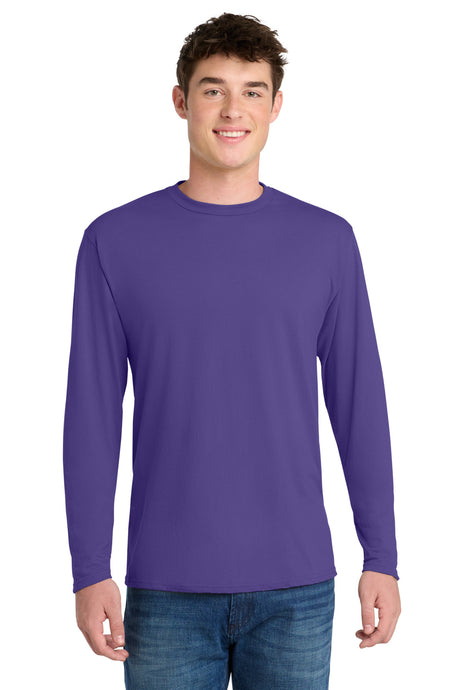 Port & Co Men's   Long Sleeve Performance Blend Tee