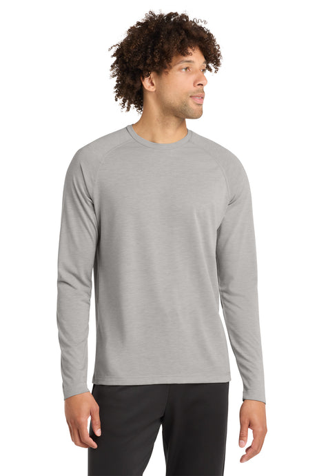 Sport-Tek Men's    PosiCharge    Long Sleeve Tri-Blend Wicking Raglan Tee ST400LS