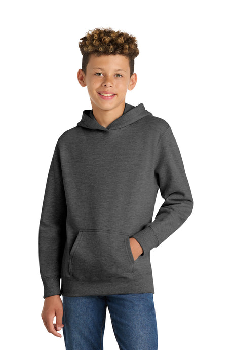Port & Co Youth   Fan Favorite Fleece Pullover Hooded Sweatshirt