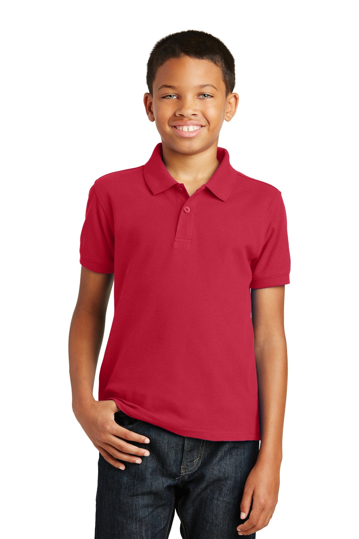 Port Authority Youth   Core Classic Pique Polo