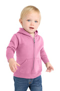 Port & Co Youth   Infant Core Fleece Full-Zip Hooded Sweatshirt