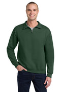 Jerzees Men's   NuBlend   1/4-Zip Cadet Collar Sweatshirt