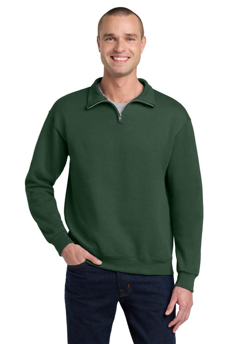Jerzees Men's   NuBlend   1/4-Zip Cadet Collar Sweatshirt