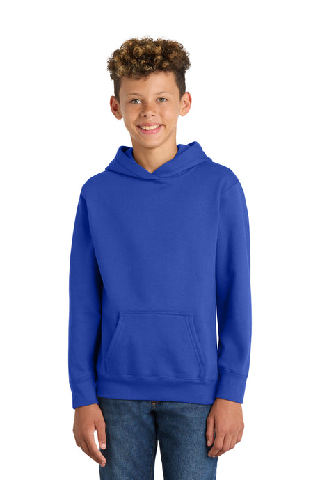 Port & Co Youth   Fan Favorite Fleece Pullover Hooded Sweatshirt