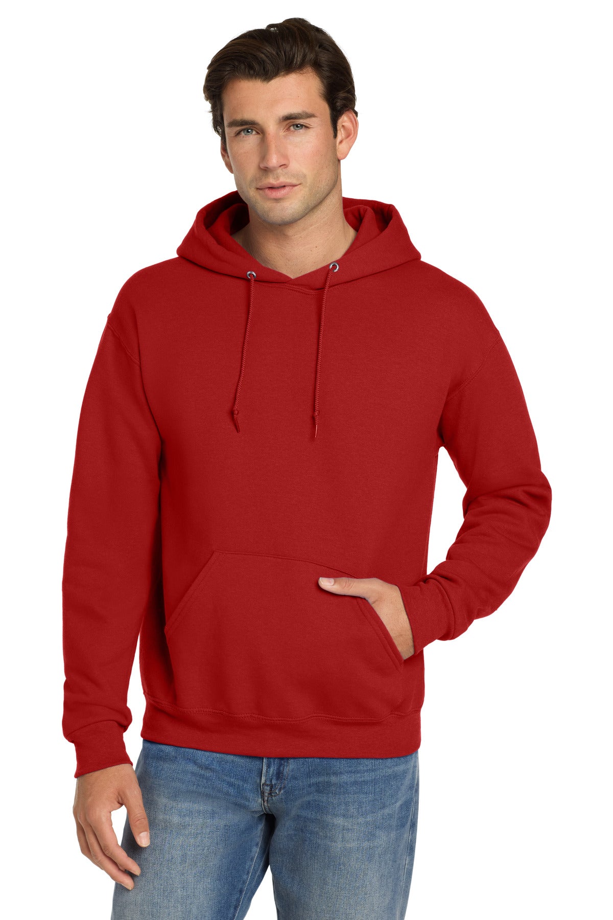 Jerzees Men's   Super Sweats   NuBlend   Pullover Hooded Sweatshirt