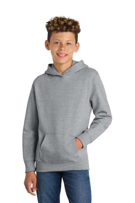 Port & Co Youth   Fan Favorite Fleece Pullover Hooded Sweatshirt