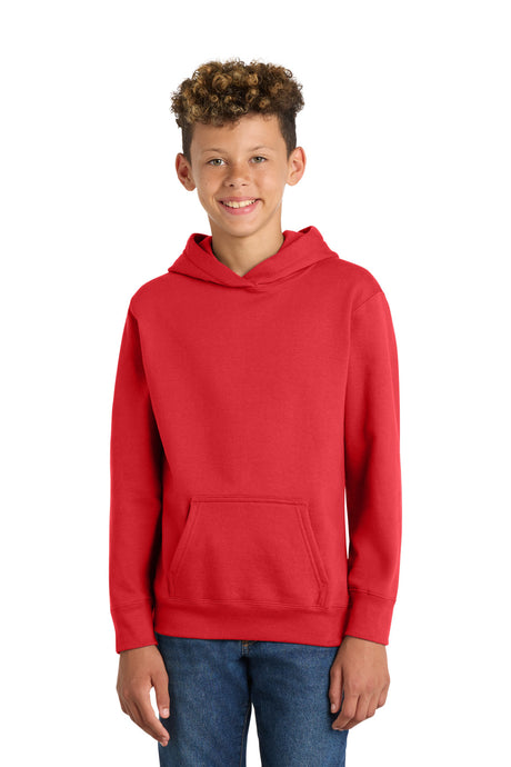 Port & Co Youth   Fan Favorite Fleece Pullover Hooded Sweatshirt