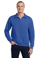 Jerzees Men's   NuBlend   1/4-Zip Cadet Collar Sweatshirt