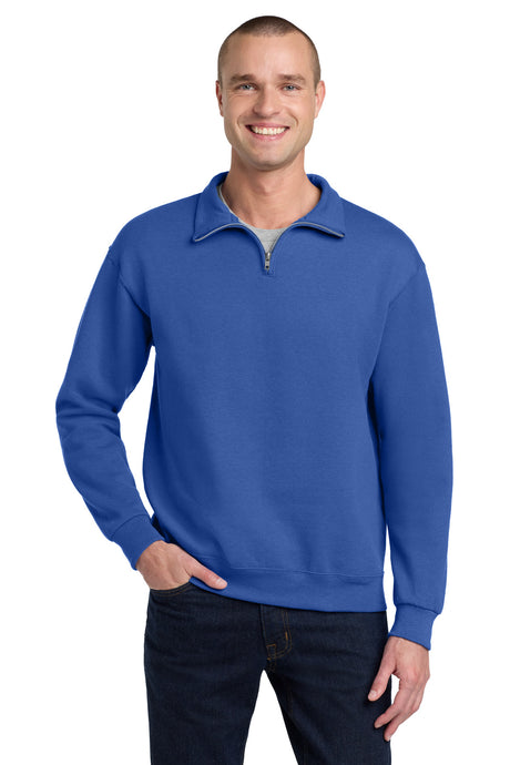 Jerzees Men's   NuBlend   1/4-Zip Cadet Collar Sweatshirt